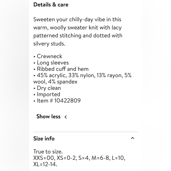 NWTA Cinq a Sept Sweater Small - Picture 4 of 9